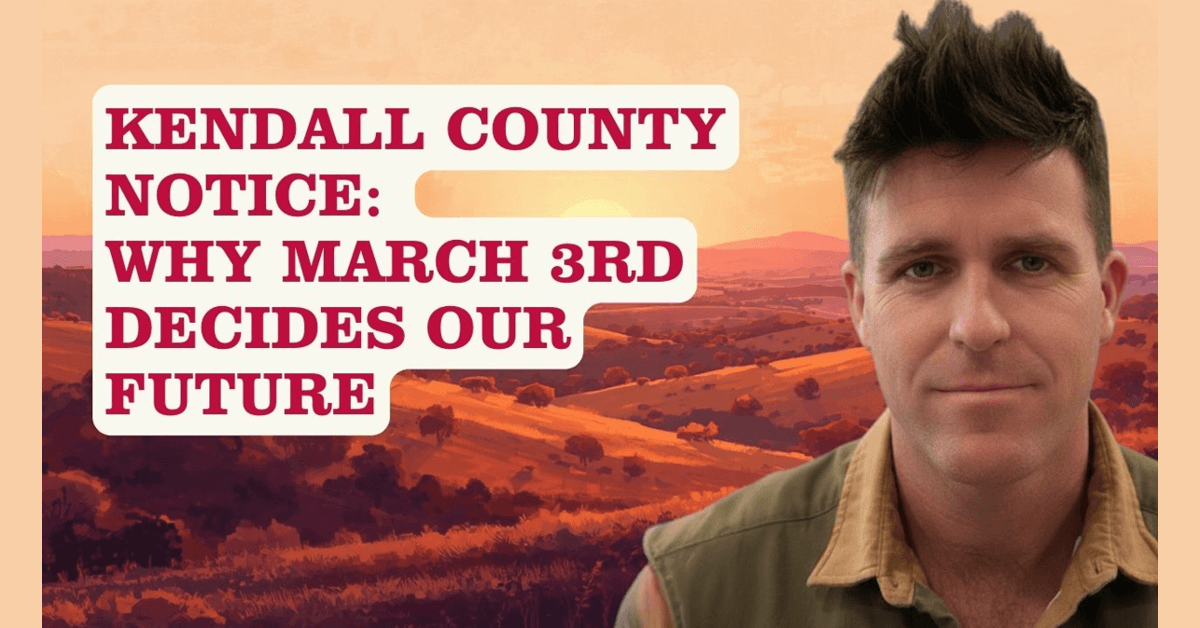 JC Taylor Announces Candidacy for Kendall County Commissioner, Emphasizing Strategic Planning and Infrastructure