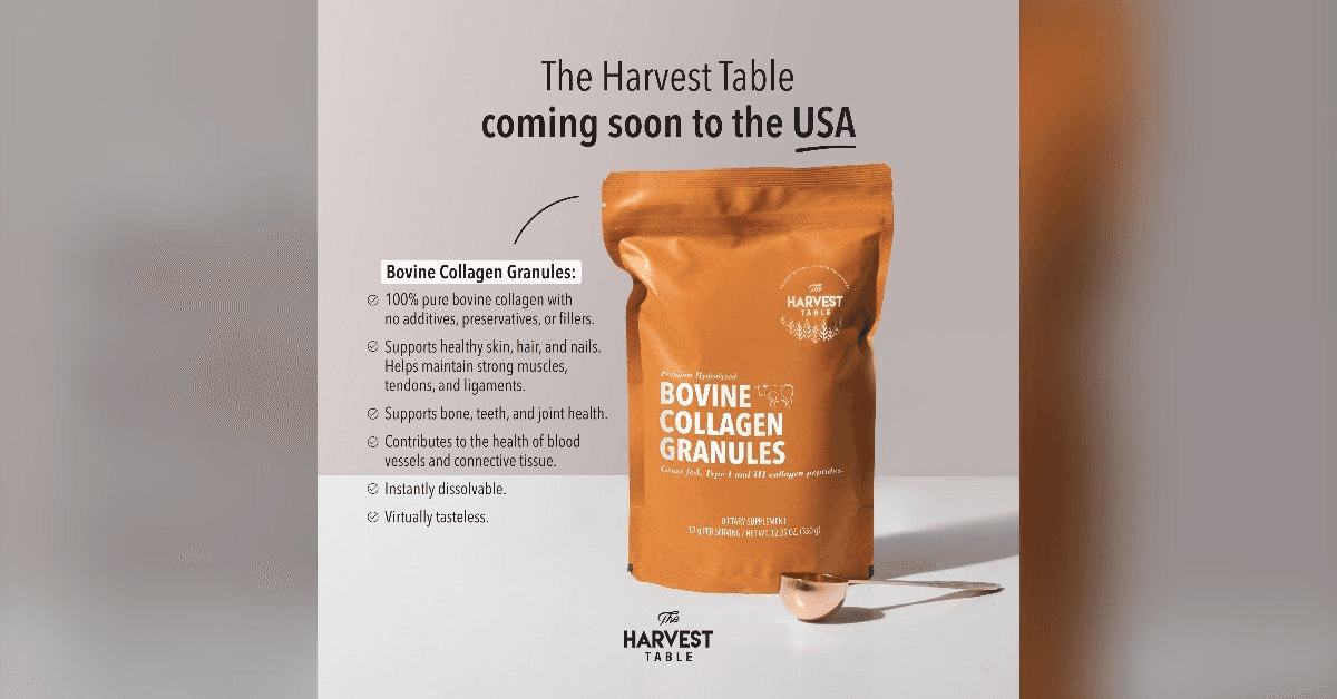 South African Wellness Brand The Harvest Table Launches in U.S.