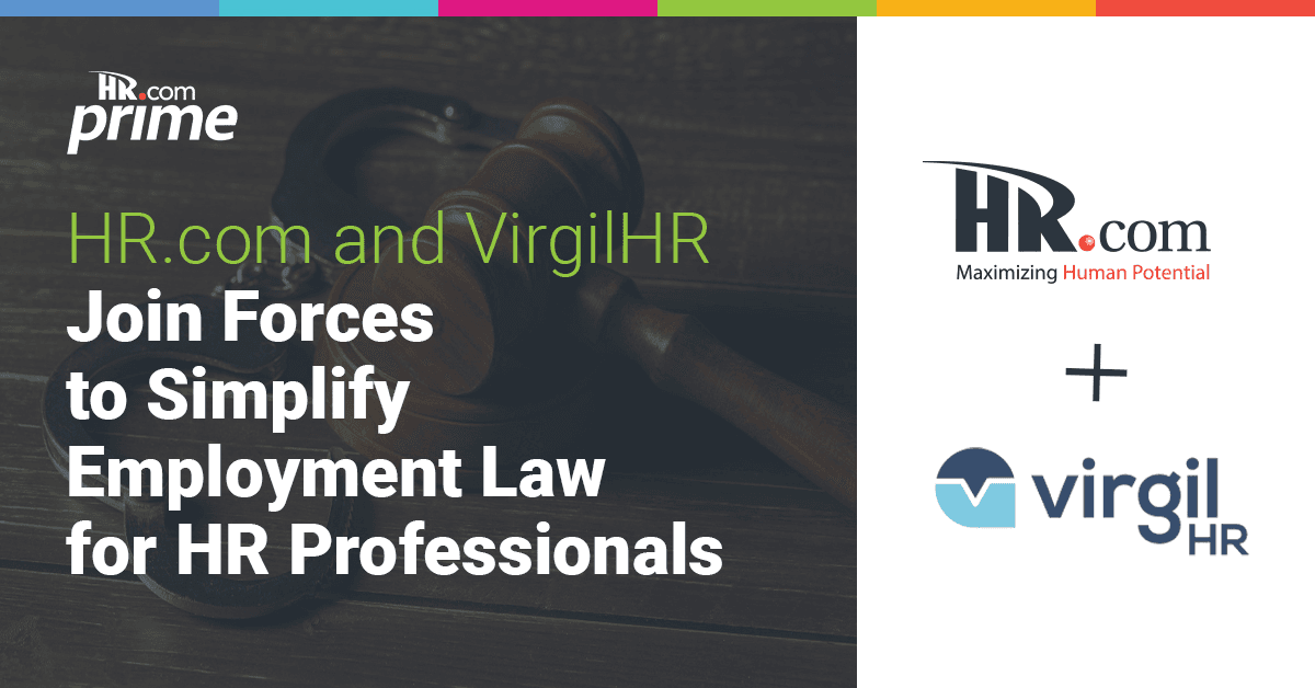HR.com Enhances Prime Memberships with VirgilHR's Compliance Technology Platform