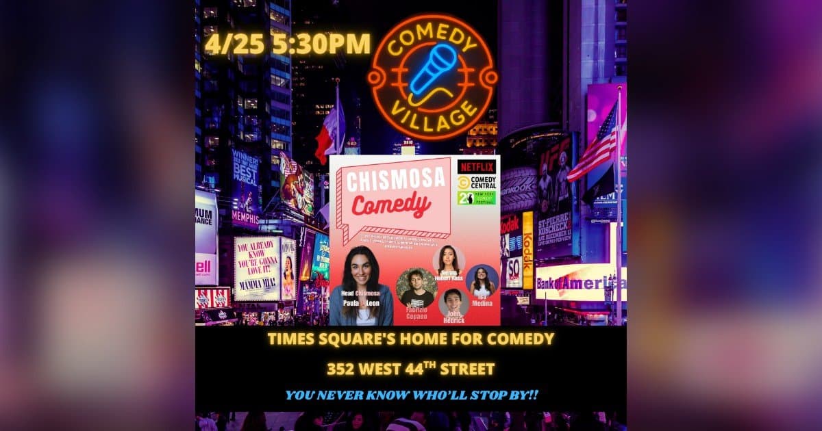 Discover Chismosa Comedy: NYC's Hottest New Stand-Up Show by Paula J. 