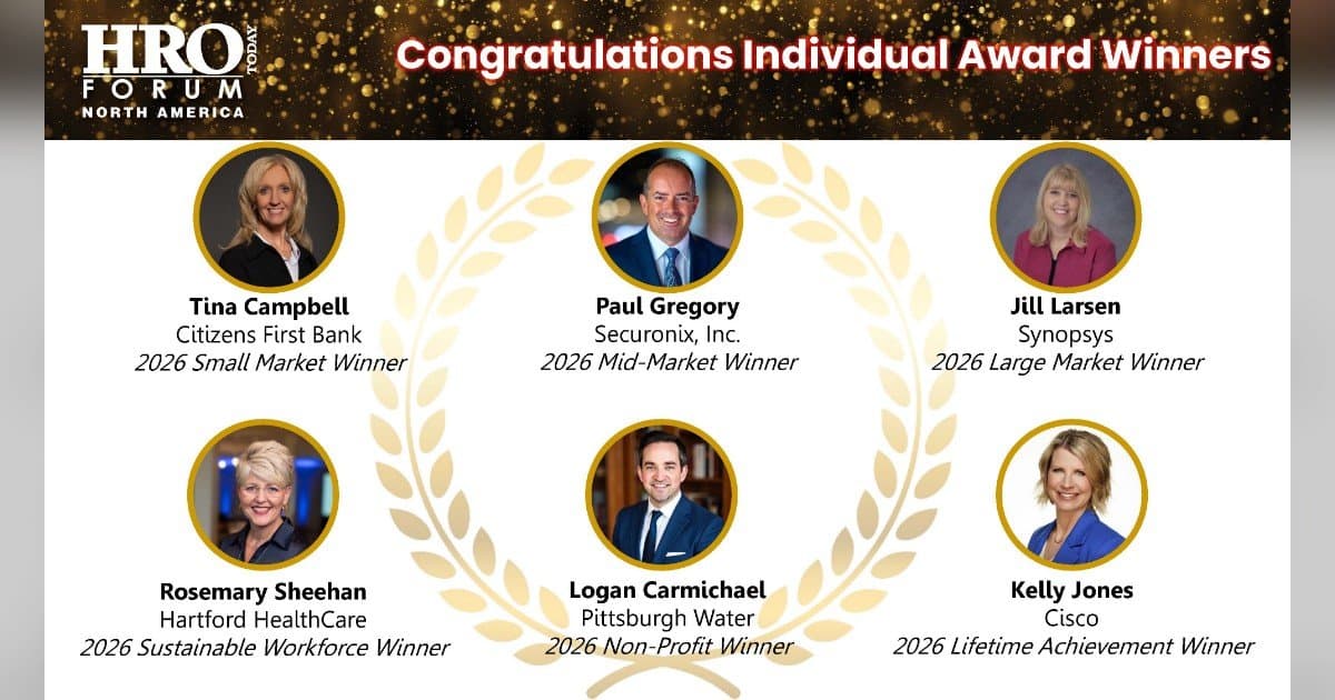 HRO Today Names 2026 CHRO of the Year Award Winners