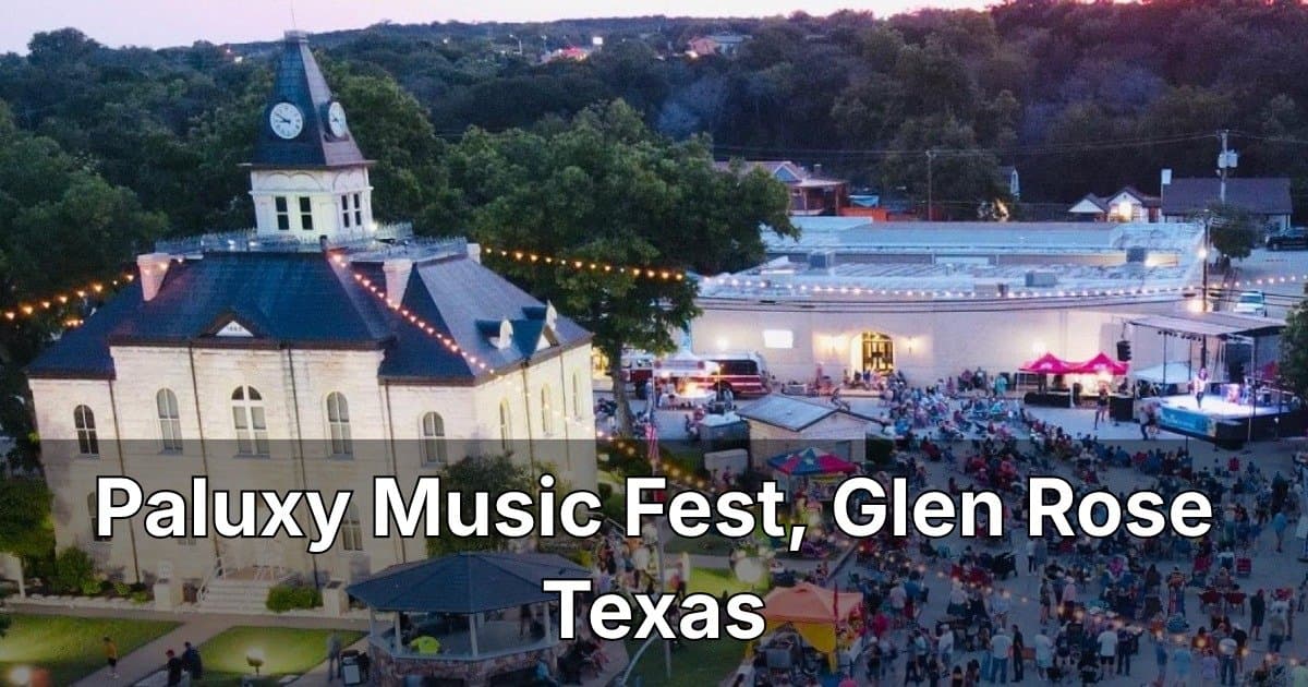 Glen Rose Paluxy Music Fest: Free 3-Day Live Music Event