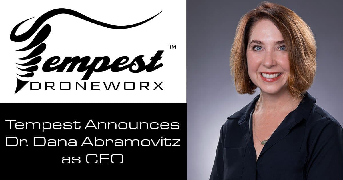 Tempest Droneworx Names Dr. Abramovitz as CEO