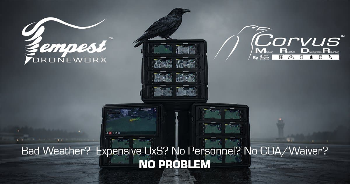Tempest Droneworx Launches Corvus MRDR Platform