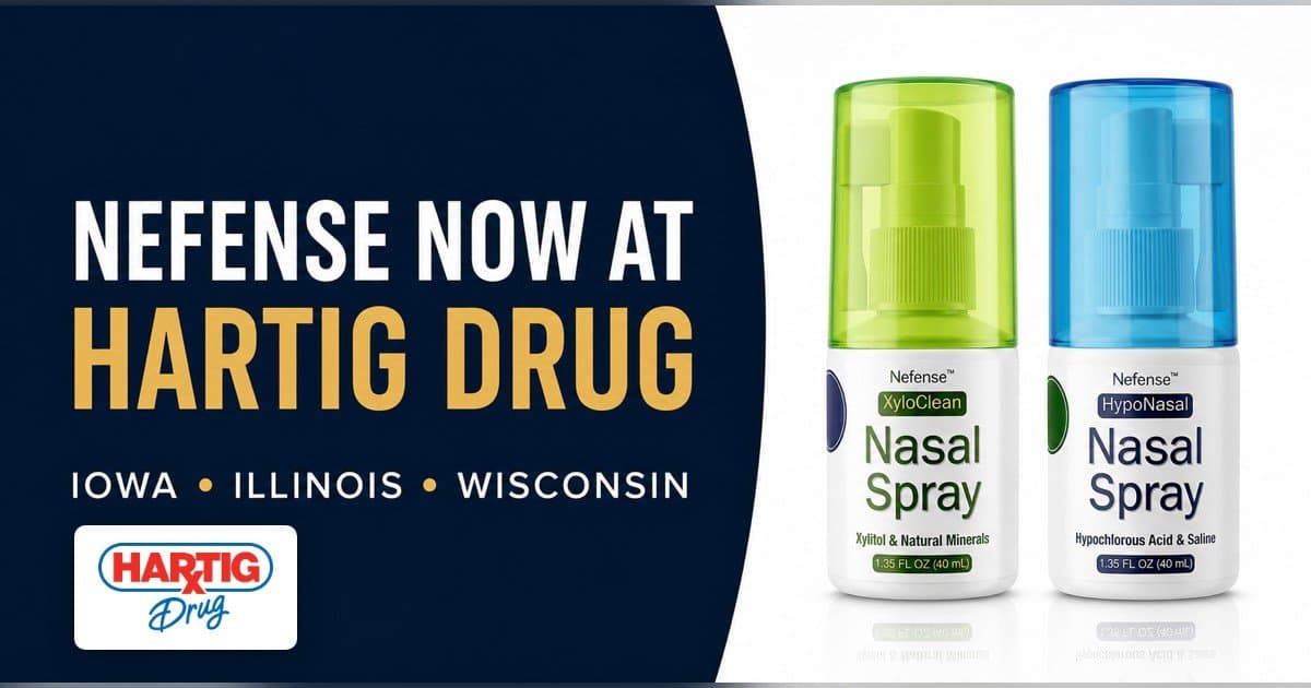 Hartig Drug Launches Nefense Nasal Care Line