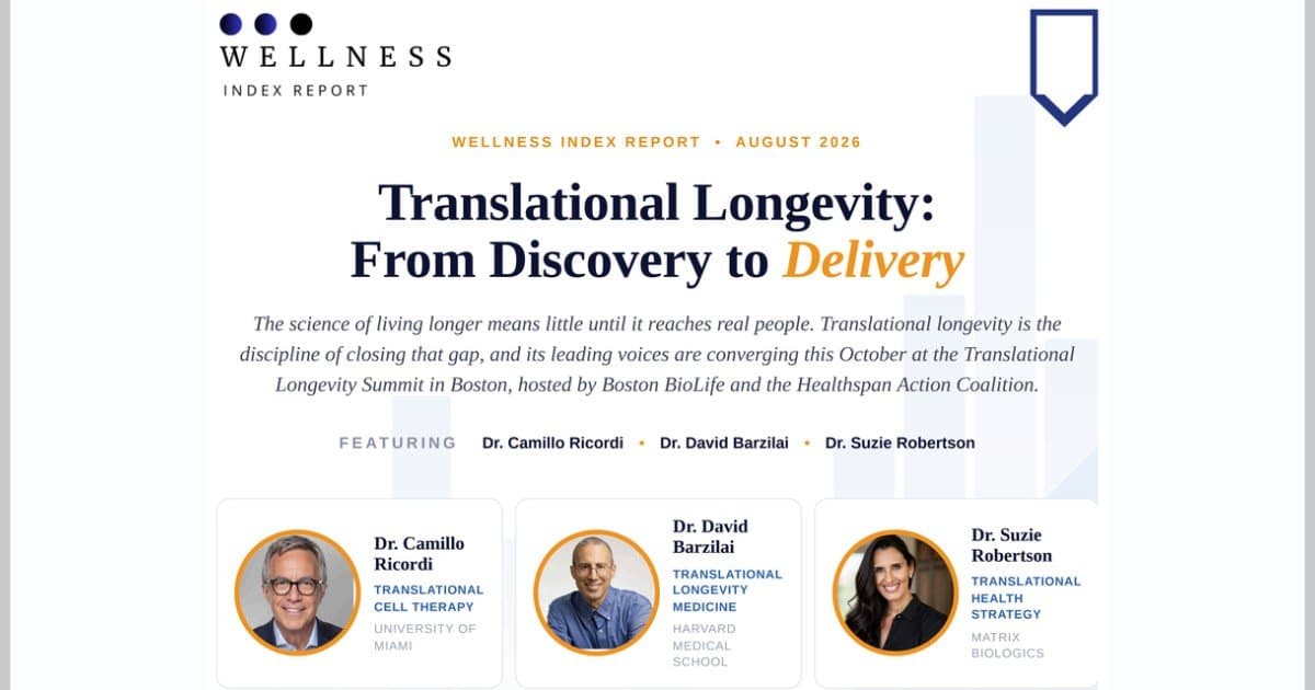 Longevity Experts Bridge Lab to Patient Care in Boston