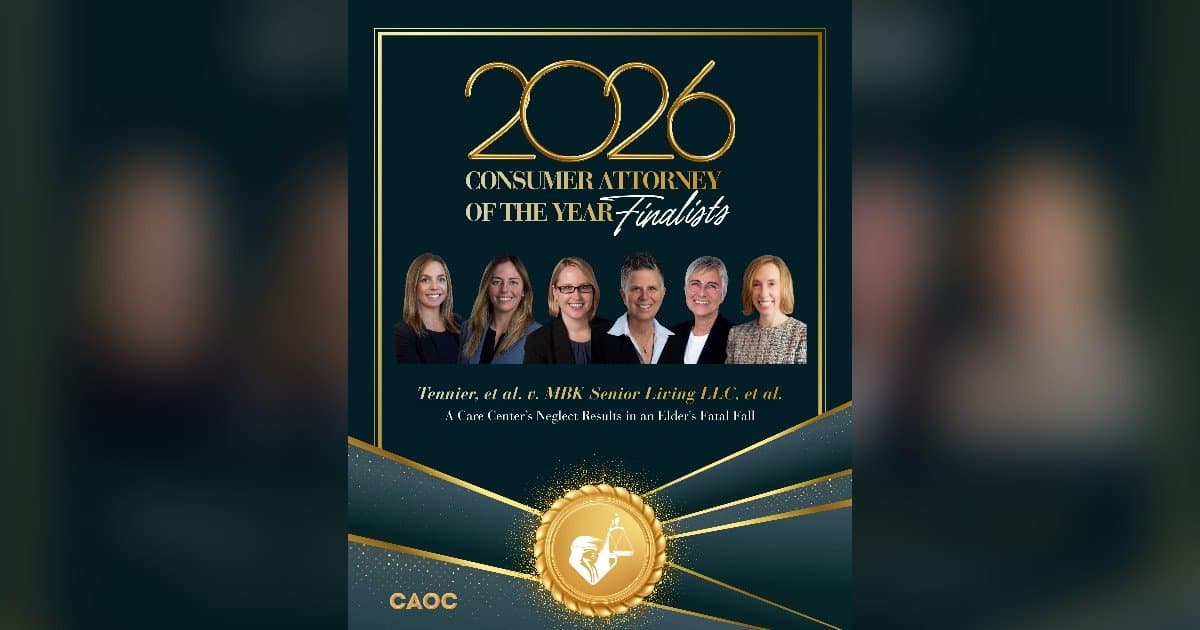 Six Attorneys Named Finalists for Consumer Attorney Award