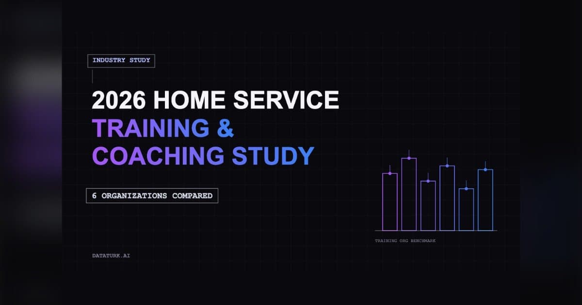 DataTurk.ai Study Compares Top Home Service Training Providers
