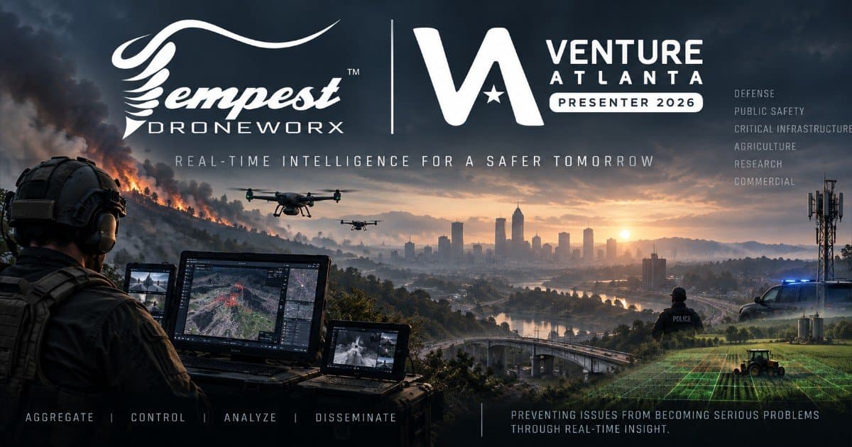 Tempest Droneworx Selected for Venture Atlanta 2026