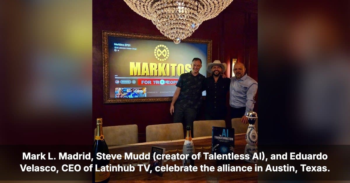 Mark L. Madrid Launches AI-Powered 'Markitos' with Latinhub TV