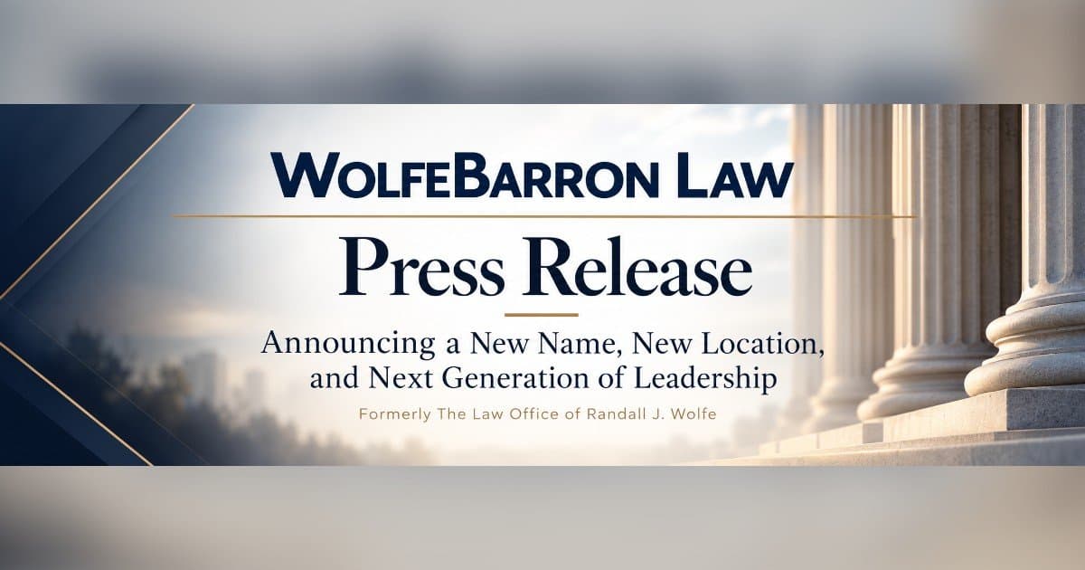 Oregon Law Firm Rebrands as WolfeBarron Law