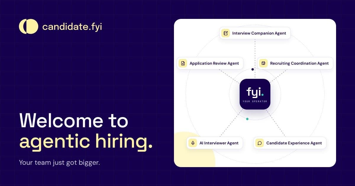 candidate.fyi Launches Revolutionary Agentic Hiring Platform