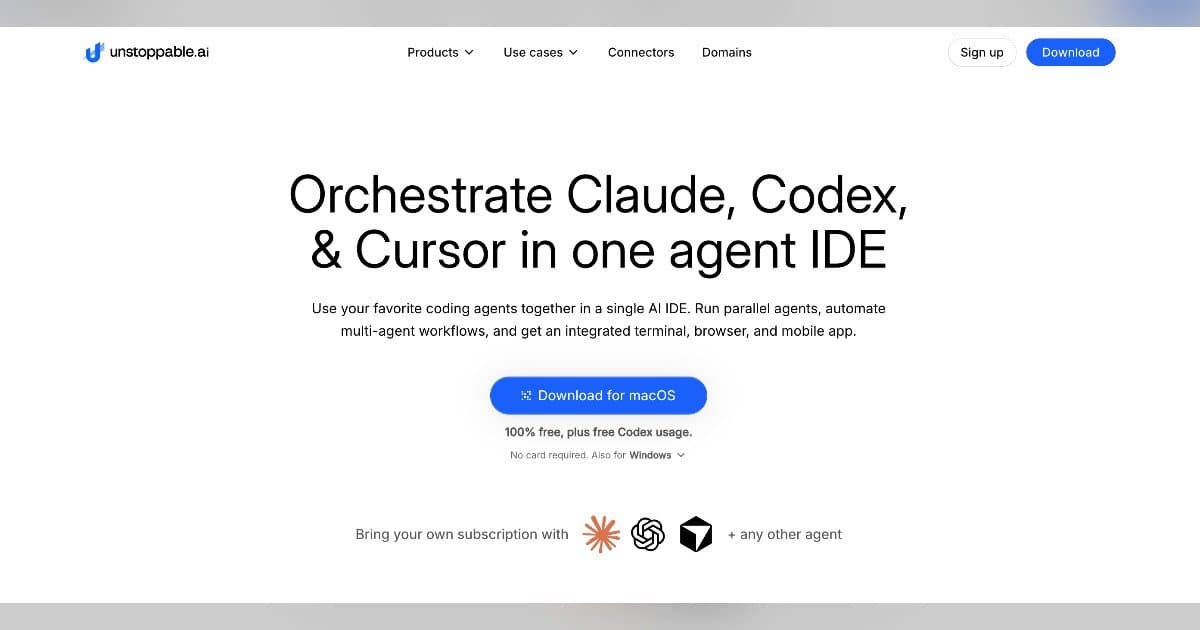 Unstoppable Domains Launches AI Code Factory Platform