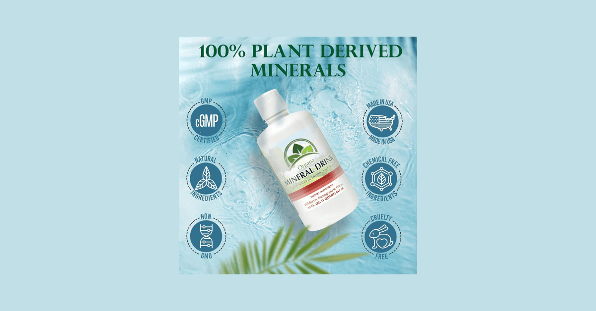 ORGANA Launches Pomegranate Mineral Drink with Plant-Based Trace Minerals and Fulvic Acid