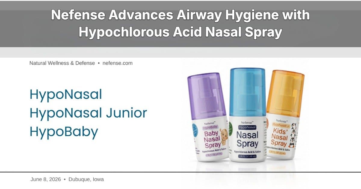 Nefense Launches Age-Specific Nasal Spray Line