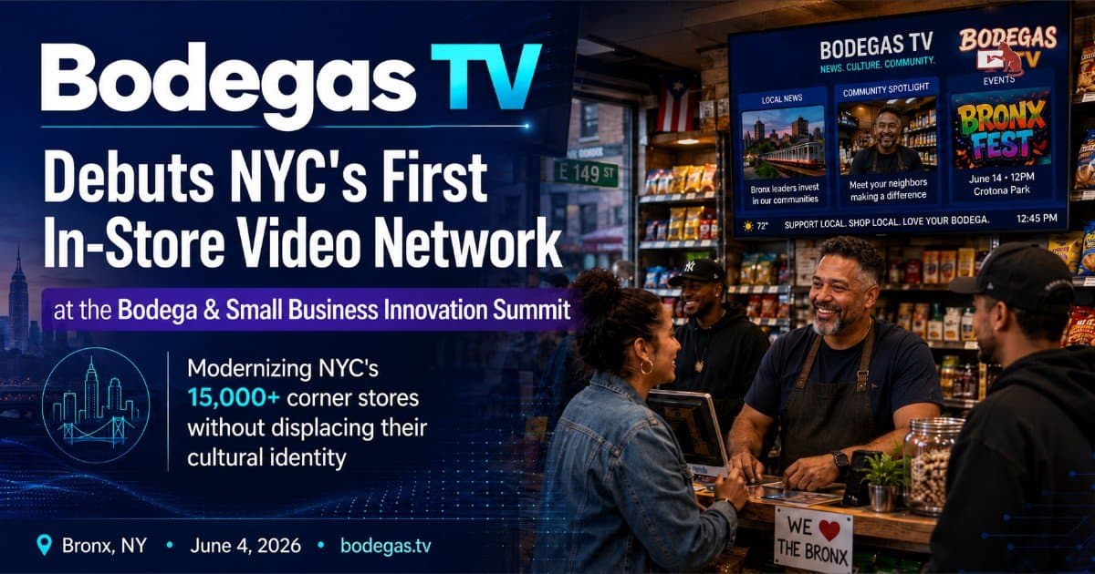 NYC's First In-Store Video Network Launches at Bodega Summit