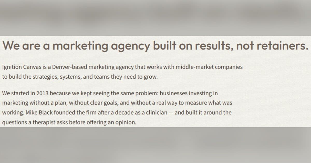 Denver Marketing Firm Paige Black Rebrands as Ignition Canvas